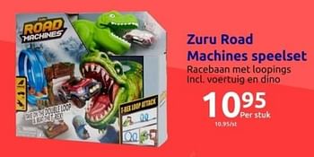 Promoties Zuru road machines speelset - Zuru - Geldig van 15/11/2023 tot 21/11/2023 bij Action
