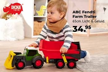 Promoties Abc fendti farm trailer - Dickie Toys Construction - Geldig van 25/10/2023 tot 31/12/2023 bij Europoint