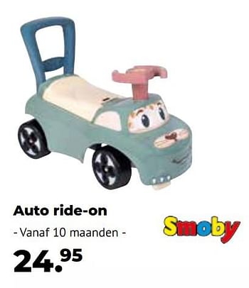Promoties Auto ride-on - Smoby - Geldig van 25/10/2023 tot 31/12/2023 bij Europoint