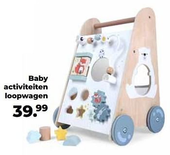 Promoties Baby activiteiten loopwagen - Huismerk - Europoint - Geldig van 25/10/2023 tot 31/12/2023 bij Europoint