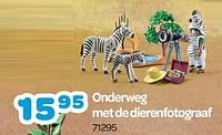 Promoties Onderweg met de dierenfotograaf 71295 - Playmobil - Geldig van 31/10/2023 tot 06/01/2024 bij Happyland