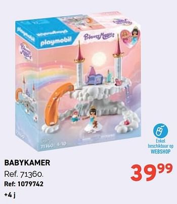 Promoties Babykamer - Playmobil - Geldig van 01/11/2023 tot 28/11/2023 bij Trafic