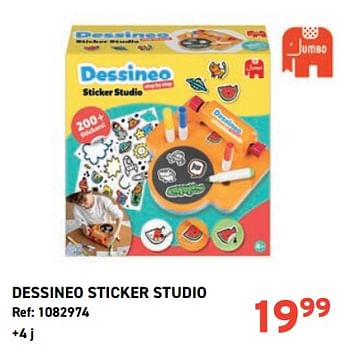 Promoties Dessineo sticker studio - Jumbo - Geldig van 01/11/2023 tot 28/11/2023 bij Trafic