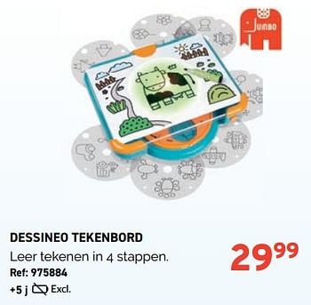 Promoties Dessineo tekenbord - Jumbo - Geldig van 01/11/2023 tot 28/11/2023 bij Trafic