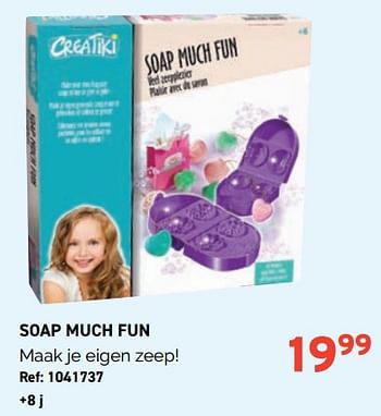 Promoties Soap much fun - Creatiki - Geldig van 01/11/2023 tot 28/11/2023 bij Trafic
