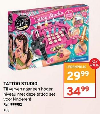 Promoties Tattoo studio - Clementoni - Geldig van 01/11/2023 tot 28/11/2023 bij Trafic