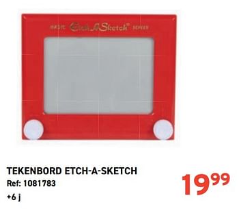Promoties Tekenbord etch-a-sketch - Huismerk - Trafic  - Geldig van 01/11/2023 tot 28/11/2023 bij Trafic