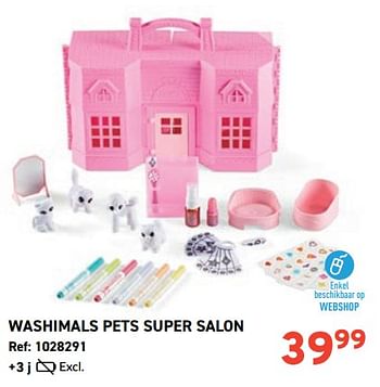 Promoties Washimals pets super salon - Crayola - Geldig van 01/11/2023 tot 28/11/2023 bij Trafic