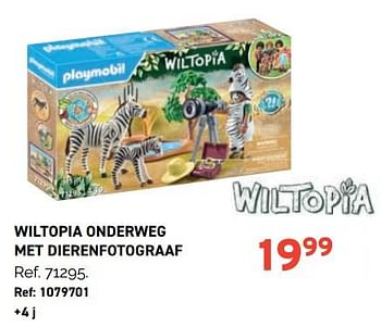 Promoties Wiltopia onderweg met dierenfotograaf - Playmobil - Geldig van 01/11/2023 tot 28/11/2023 bij Trafic