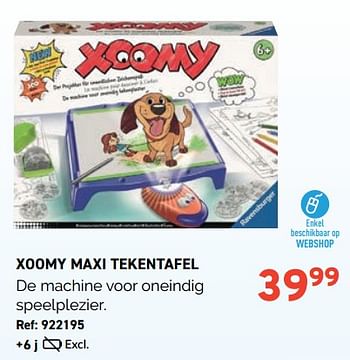 Promoties Xoomy maxi tekentafel - Ravensburger - Geldig van 01/11/2023 tot 28/11/2023 bij Trafic