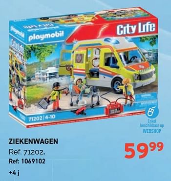 Promoties Ziekenwagen - Playmobil - Geldig van 01/11/2023 tot 28/11/2023 bij Trafic