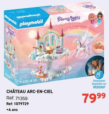 Promotions Château arc-en-ciel - Playmobil - Valide de 01/11/2023 à 28/11/2023 chez Trafic