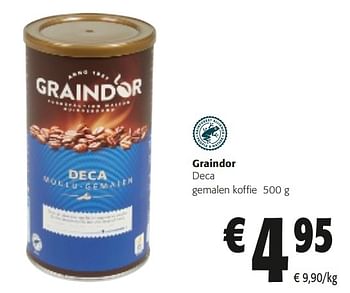 Promoties Graindor deca gemalen koffie - Graindor - Geldig van 15/11/2023 tot 28/11/2023 bij Colruyt