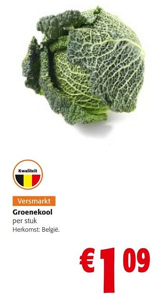 Promoties Groenekool - Huismerk - Colruyt - Geldig van 15/11/2023 tot 28/11/2023 bij Colruyt