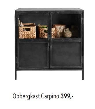 Promoties Opbergkast carpino - Huismerk - Pronto Wonen - Geldig van 20/11/2023 tot 25/11/2023 bij Pronto Wonen