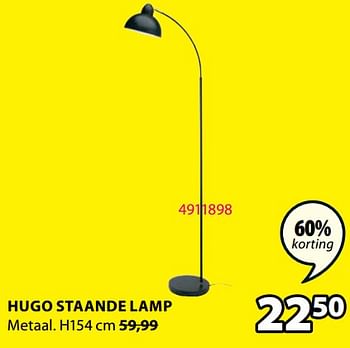 Promoties Hugo staande lamp - Huismerk - Jysk - Geldig van 20/11/2023 tot 26/11/2023 bij Jysk