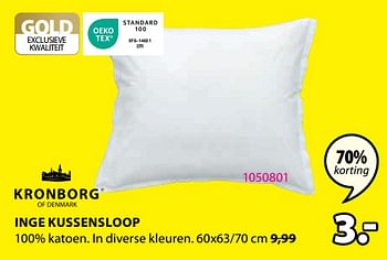 Promoties Inge kussensloop - Kronborg - Geldig van 20/11/2023 tot 26/11/2023 bij Jysk