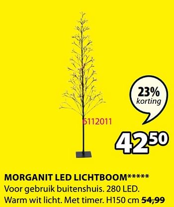 Promoties Morganit led lichtboom - Huismerk - Jysk - Geldig van 20/11/2023 tot 26/11/2023 bij Jysk