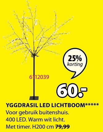 Promoties Yggdrasil led lichtboom - Huismerk - Jysk - Geldig van 20/11/2023 tot 26/11/2023 bij Jysk