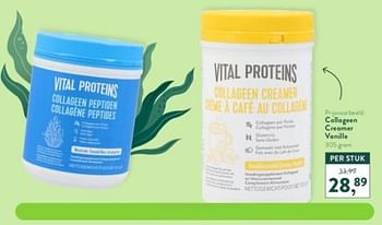 Promoties Collageen creamer vanille - Vital Proteins  - Geldig van 13/11/2023 tot 26/11/2023 bij Holland & Barret