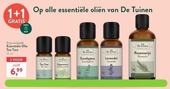 Promoties Essentiele olie tea tree - De Tuinen - Geldig van 13/11/2023 tot 26/11/2023 bij Holland & Barret