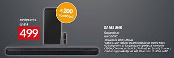 Promotions Samsung soundbar hwq800c - Samsung - Valide de 17/11/2023 à 27/11/2023 chez Selexion