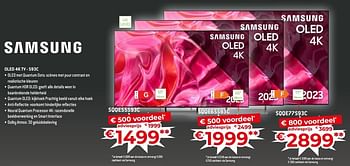 Promoties Samsung oled 4k tv - sqqe55s93c - Samsung - Geldig van 17/11/2023 tot 27/11/2023 bij Exellent