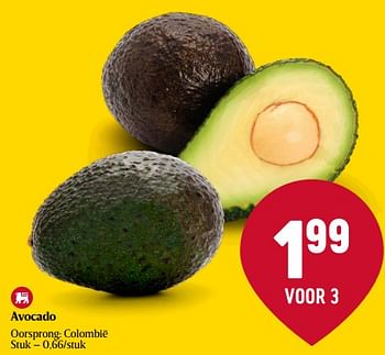 Promoties Avocado - Huismerk - Delhaize - Geldig van 23/11/2023 tot 29/11/2023 bij Delhaize