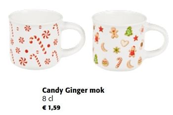 Promoties Candy ginger mok - Huismerk - Colruyt - Geldig van 15/11/2023 tot 28/11/2023 bij Colruyt