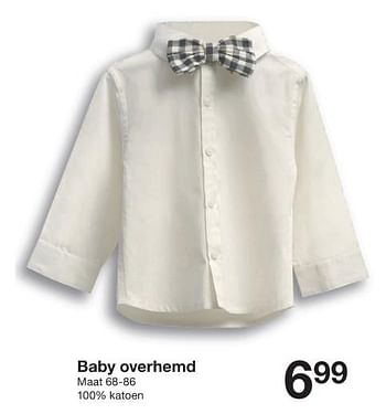 Promoties Baby overhemd - Huismerk - Zeeman  - Geldig van 18/11/2023 tot 27/11/2023 bij Zeeman