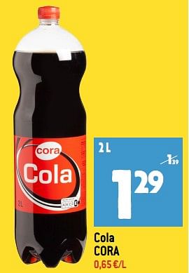 Promoties Cola cora - Huismerk - Smatch - Geldig van 22/11/2023 tot 28/11/2023 bij Smatch