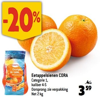 Promoties Eetappelsienen cora - Huismerk - Smatch - Geldig van 22/11/2023 tot 28/11/2023 bij Smatch