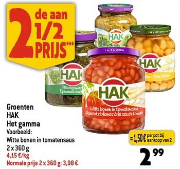 Promoties Groenten hak het gamma - Hak - Geldig van 22/11/2023 tot 28/11/2023 bij Smatch