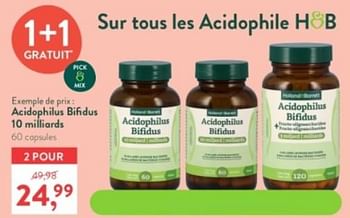 Promotions Acidophilus bifidus 10 miljards - Produit maison - Holland & Barrett - Valide de 13/11/2023 à 26/11/2023 chez Holland & Barret