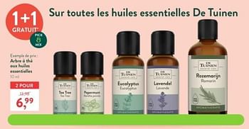 Promotions Arbre a thé aux huiles essentielles - De Tuinen - Valide de 13/11/2023 à 26/11/2023 chez Holland & Barret