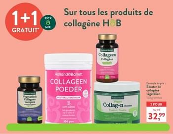 Promotions Booster de callagene vegetalien - Produit maison - Holland & Barrett - Valide de 13/11/2023 à 26/11/2023 chez Holland & Barret