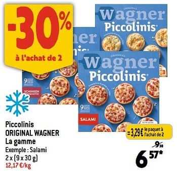 Promotions Piccolinis original wagner la gamme - Original Wagner - Valide de 22/11/2023 à 28/11/2023 chez Smatch