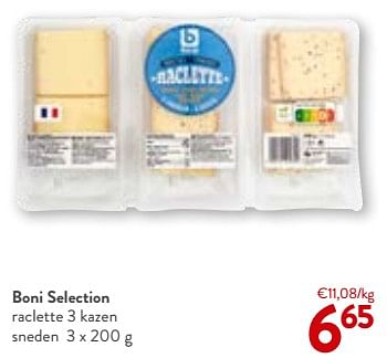 Promoties Boni selection raclette 3 kazen - Boni - Geldig van 15/11/2023 tot 28/11/2023 bij OKay