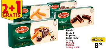 Promotions Biscuits delacre - Delacre - Valide de 22/11/2023 à 28/11/2023 chez Match