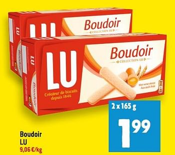 Promotions Boudoir lu - Lu - Valide de 22/11/2023 à 28/11/2023 chez Match