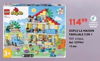 Lego Duplo La Maison Familiale 3-en-1 - 10994