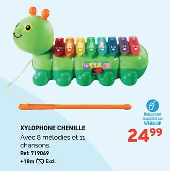 Promotions Xylophone chenille - Vtech - Valide de 01/11/2023 à 28/11/2023 chez Trafic