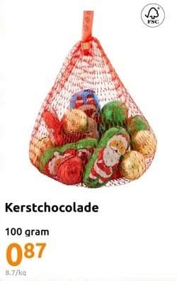 Promoties Kerstchocolade - Huismerk - Action - Geldig van 22/11/2023 tot 28/11/2023 bij Action