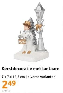 Promoties Kerstdecoratie met lantaarn - Huismerk - Action - Geldig van 22/11/2023 tot 28/11/2023 bij Action