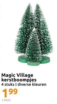 Promoties Magic village kerstboompjes - Huismerk - Action - Geldig van 22/11/2023 tot 28/11/2023 bij Action