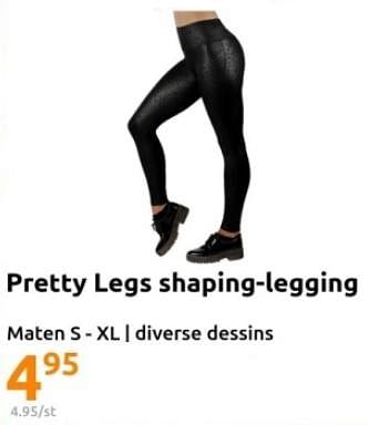 Promoties Pretty legs shaping-legging - Huismerk - Action - Geldig van 22/11/2023 tot 28/11/2023 bij Action