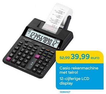 Promoties Casio rekenmachine - Casio - Geldig van 01/11/2023 tot 30/11/2023 bij Ava