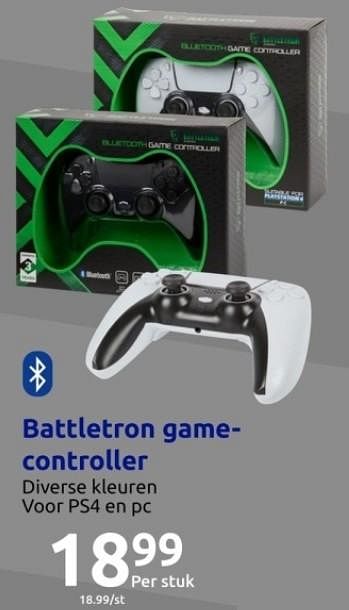 Promoties Battletron gamecontroller - Battletron - Geldig van 15/11/2023 tot 21/11/2023 bij Action