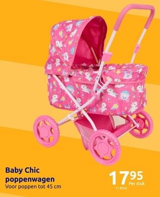 Promoties Baby chic poppenwagen - Huismerk - Action - Geldig van 15/11/2023 tot 21/11/2023 bij Action