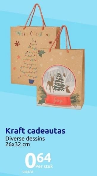 Promoties Kraft cadeautas - Huismerk - Action - Geldig van 15/11/2023 tot 21/11/2023 bij Action